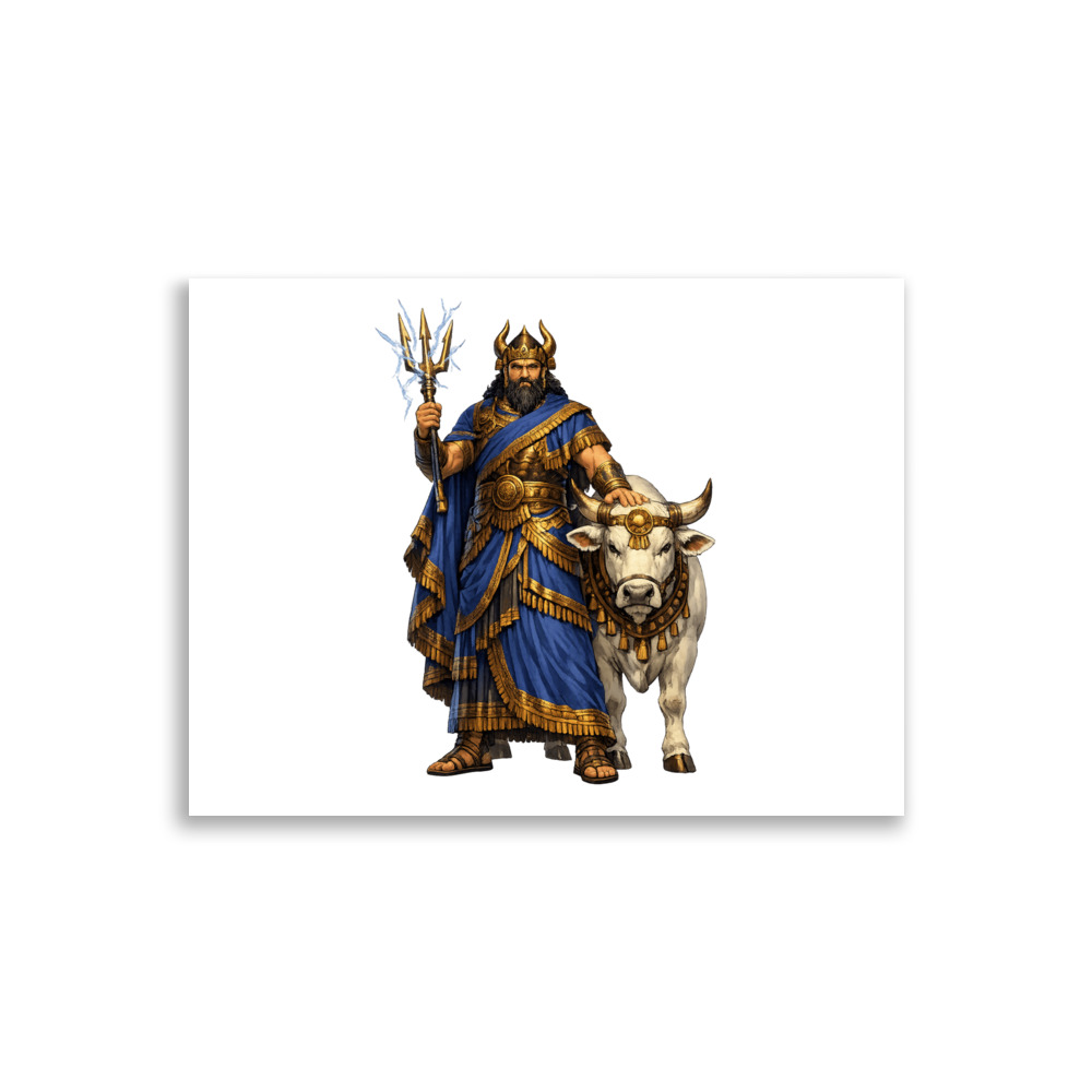 Adad Mascot Art Print
