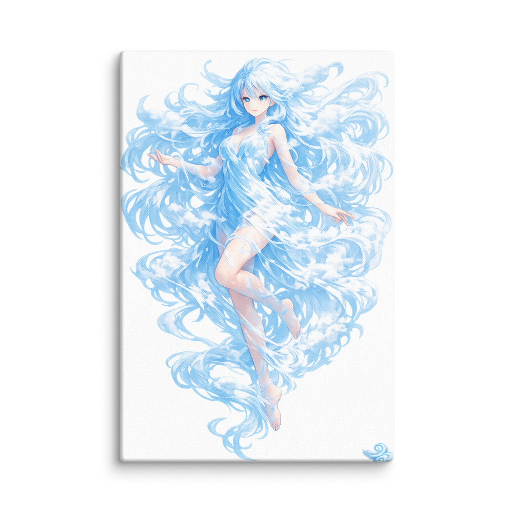 Aḗr Mascot Canvas