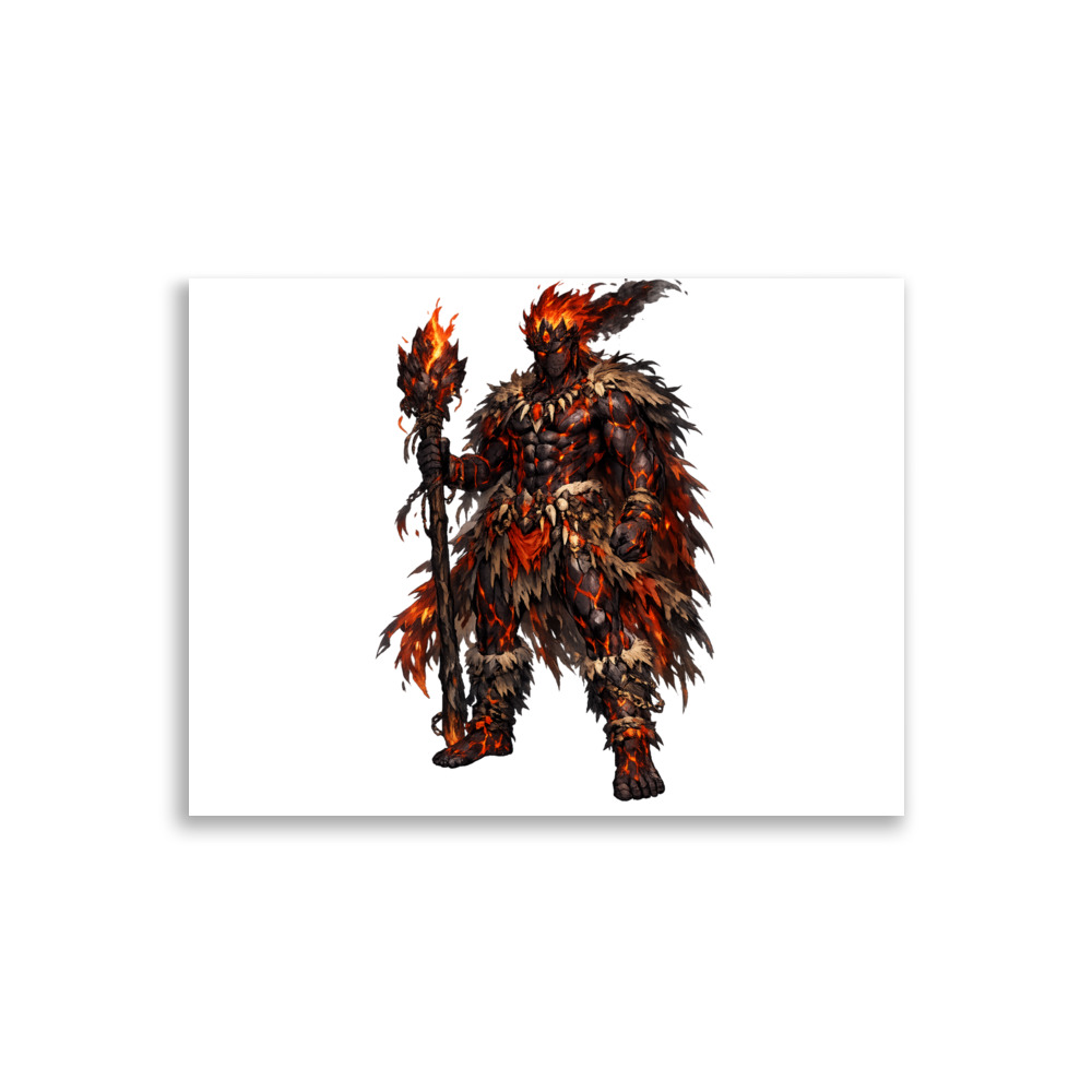 Aganjú Mascot Art Print