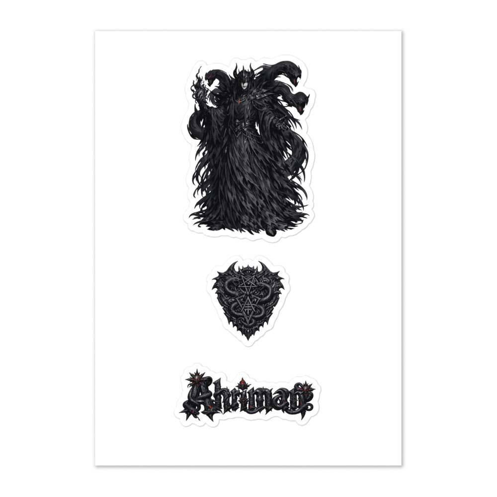 Ahriman Seal Sticker Set