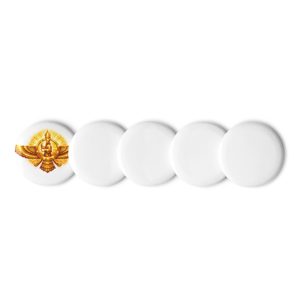 AhuraMazdā Seal Enamel Pin