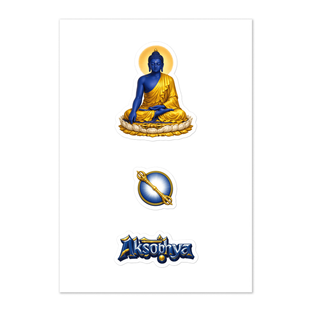 Akṣobhya Seal Sticker Set
