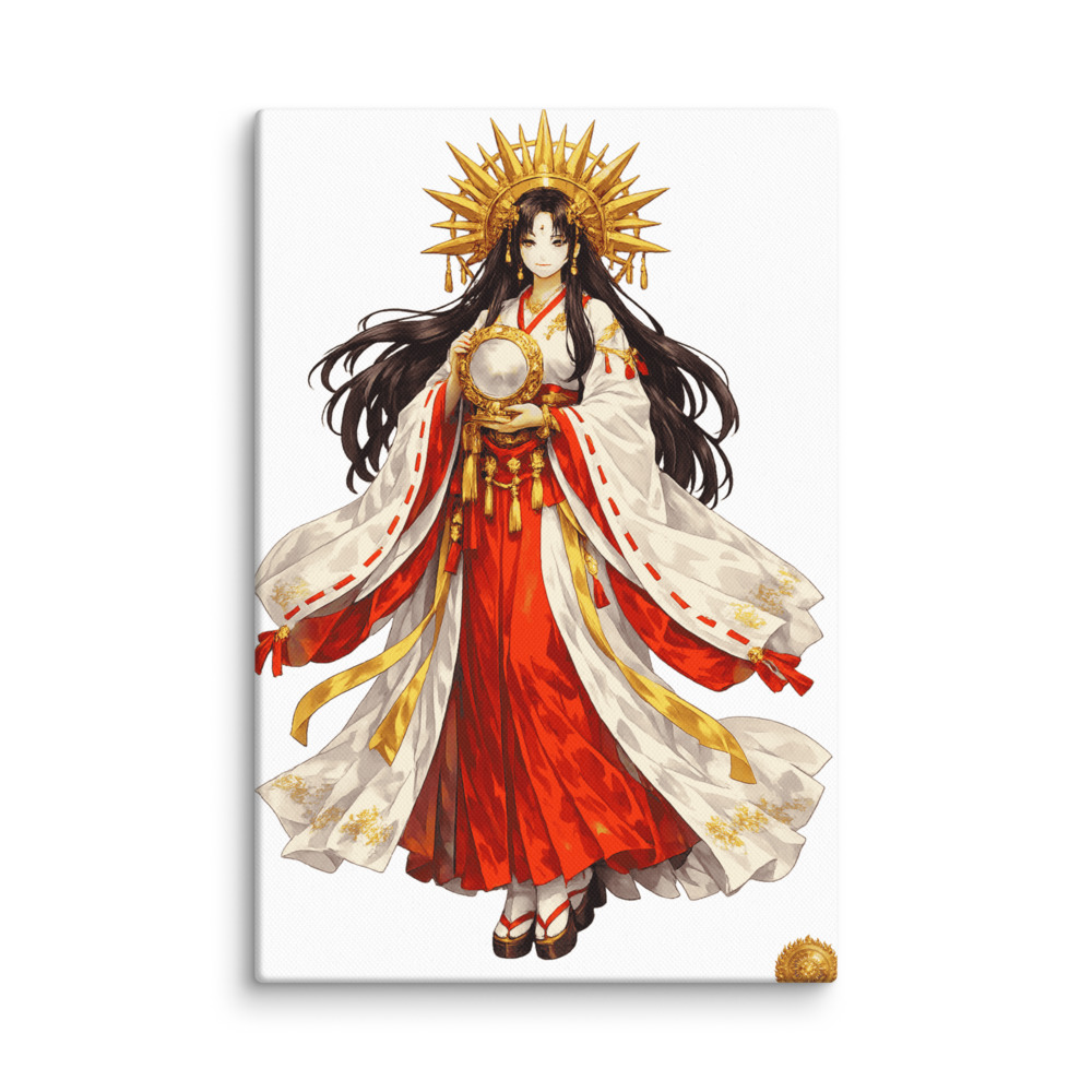 Amaterasu Mascot Canvas
