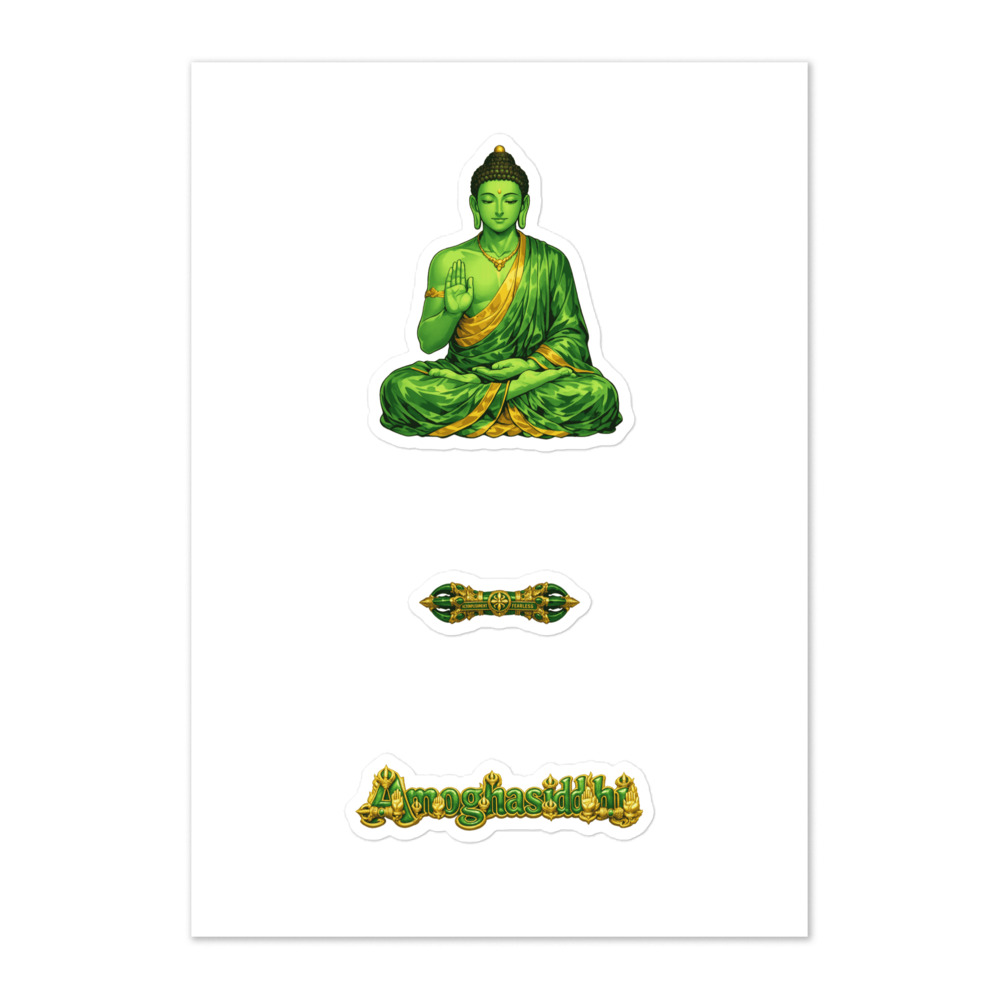 Amoghasiddhi Seal Sticker Set