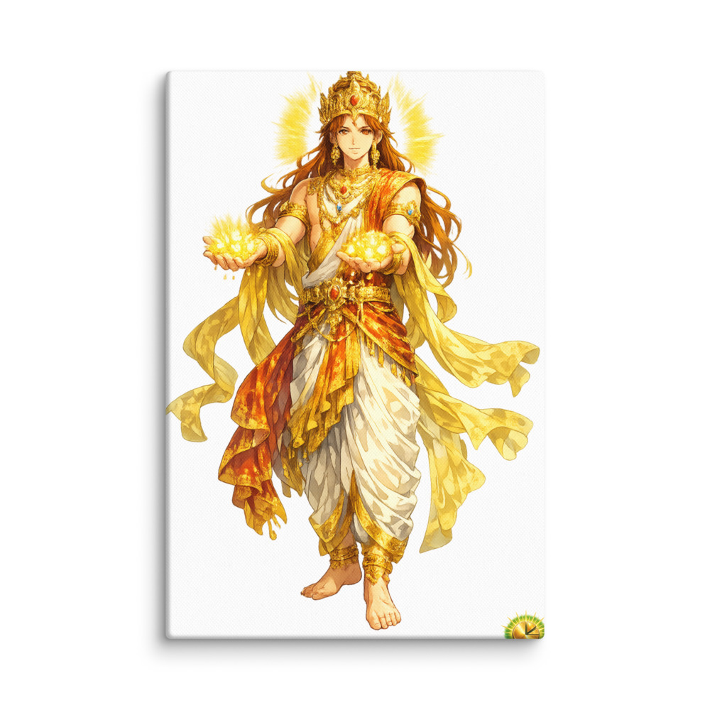 Aṃśa Mascot Canvas