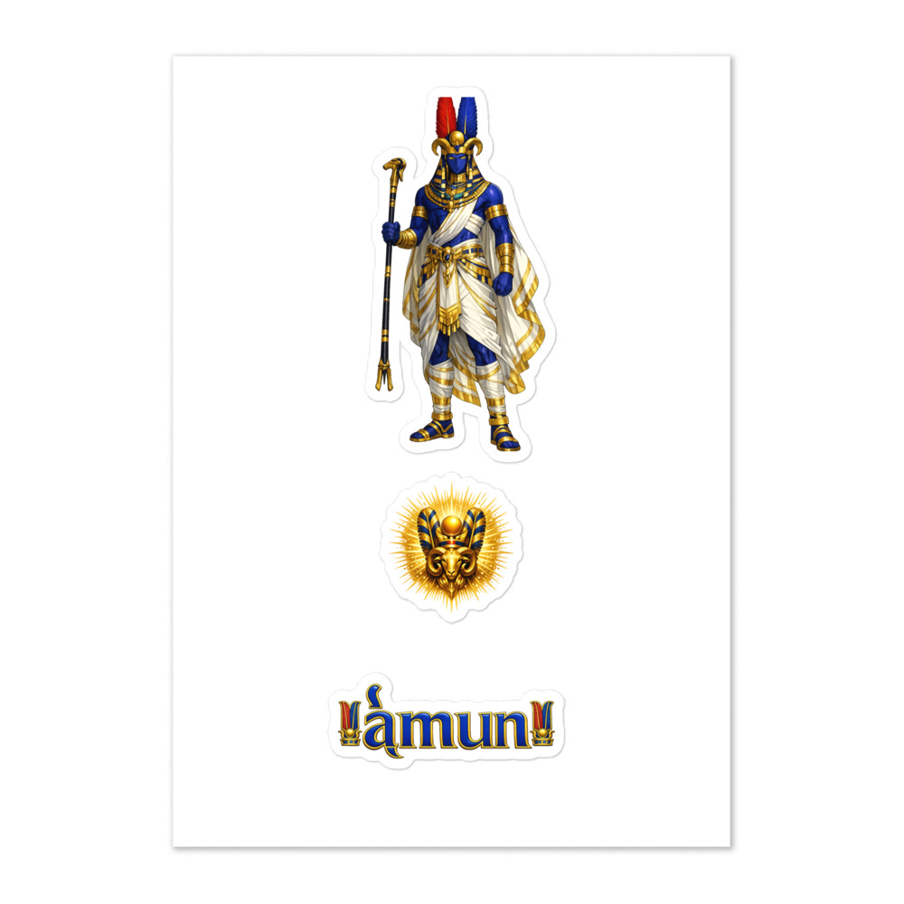 Ꜣmun Seal Sticker Set