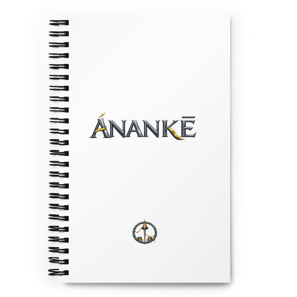 Anánkē Temple Notebook