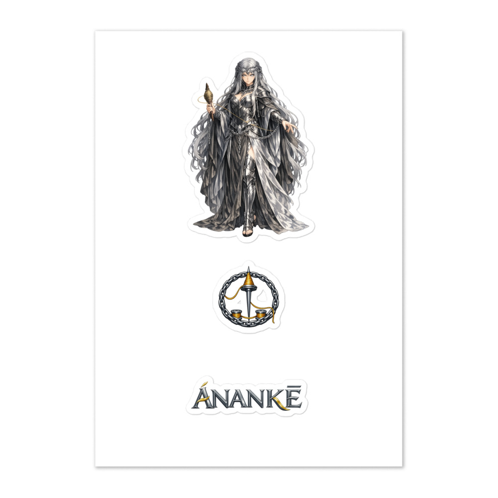 Anánkē Seal Sticker Set