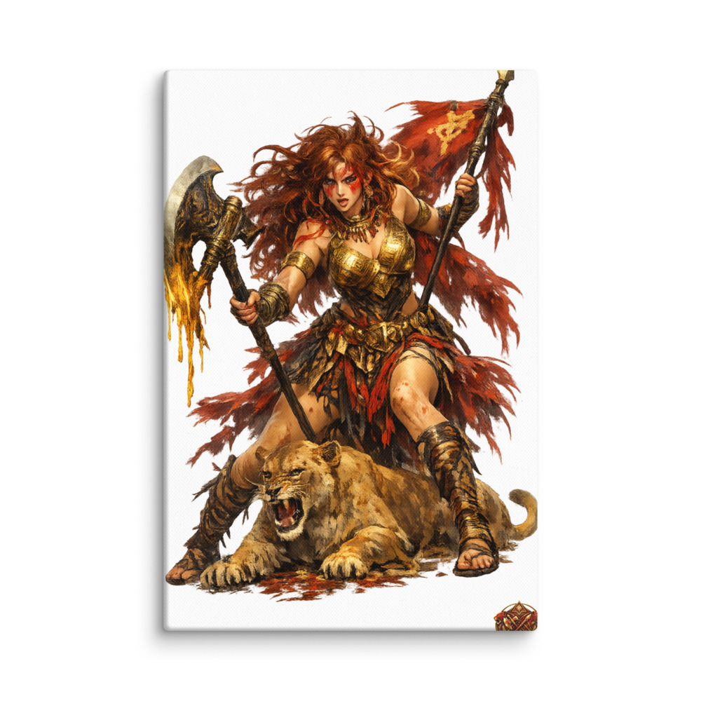 ꜥAnat Mascot Canvas