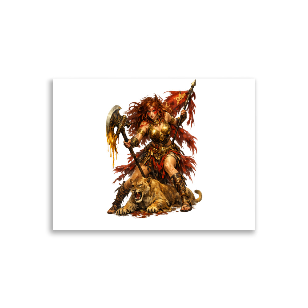 ꜥAnat Mascot Art Print