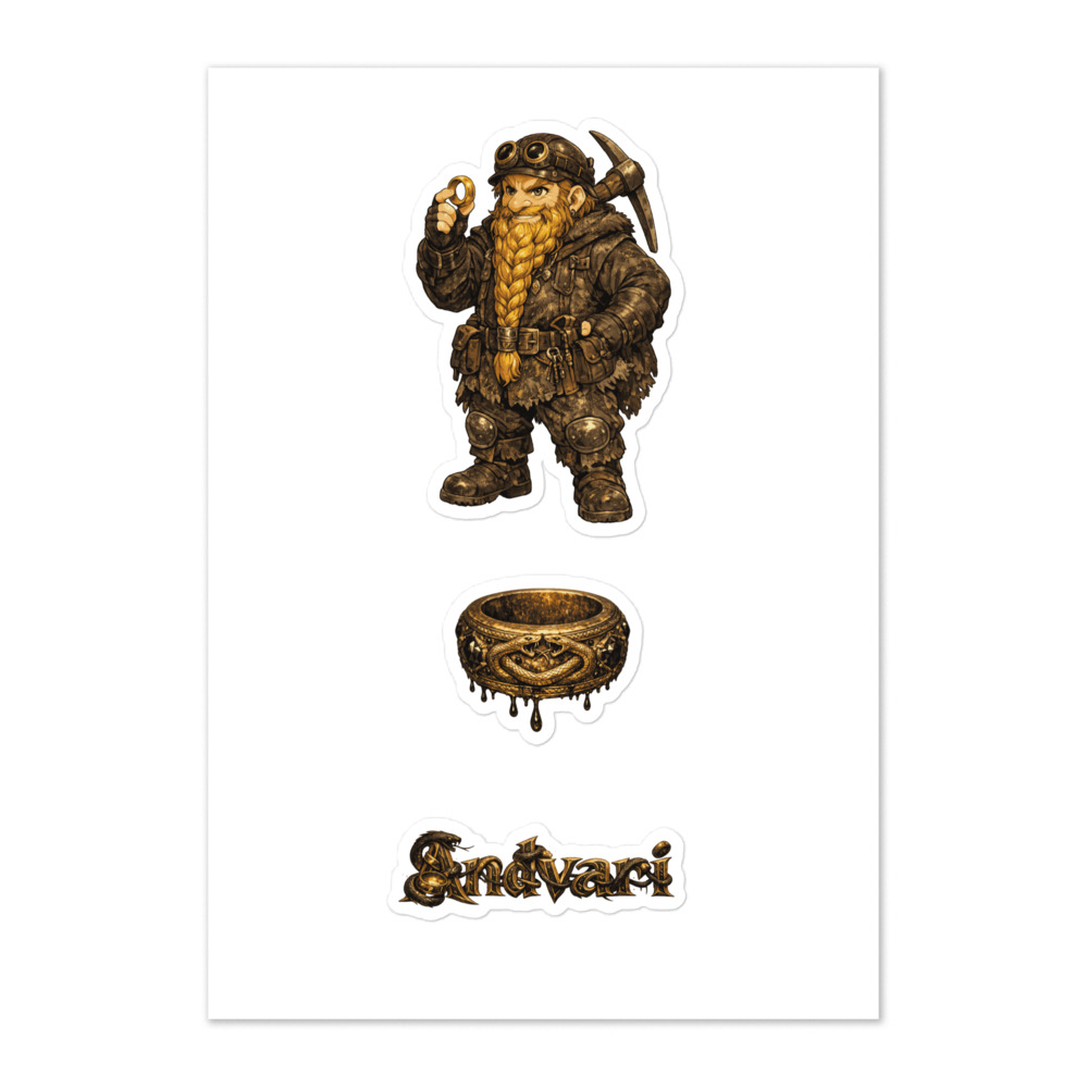 Andvari Seal Sticker Set