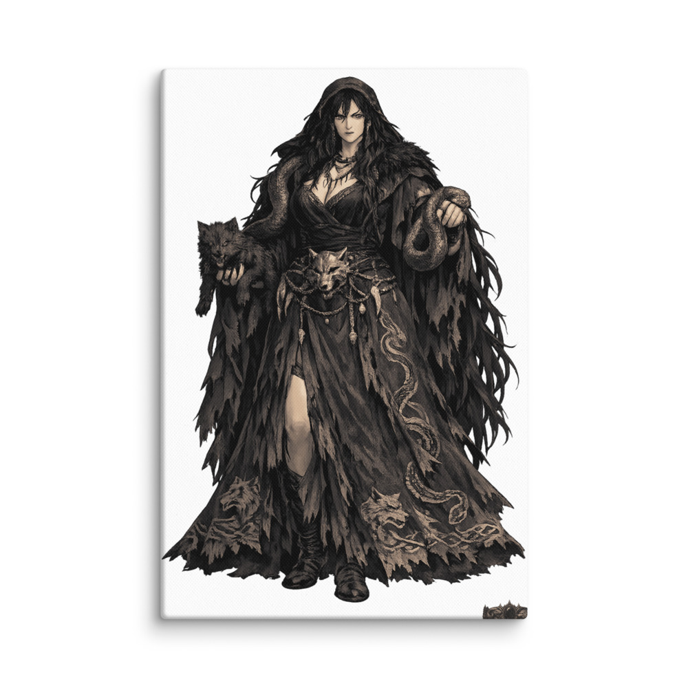 Angrboða Mascot Canvas