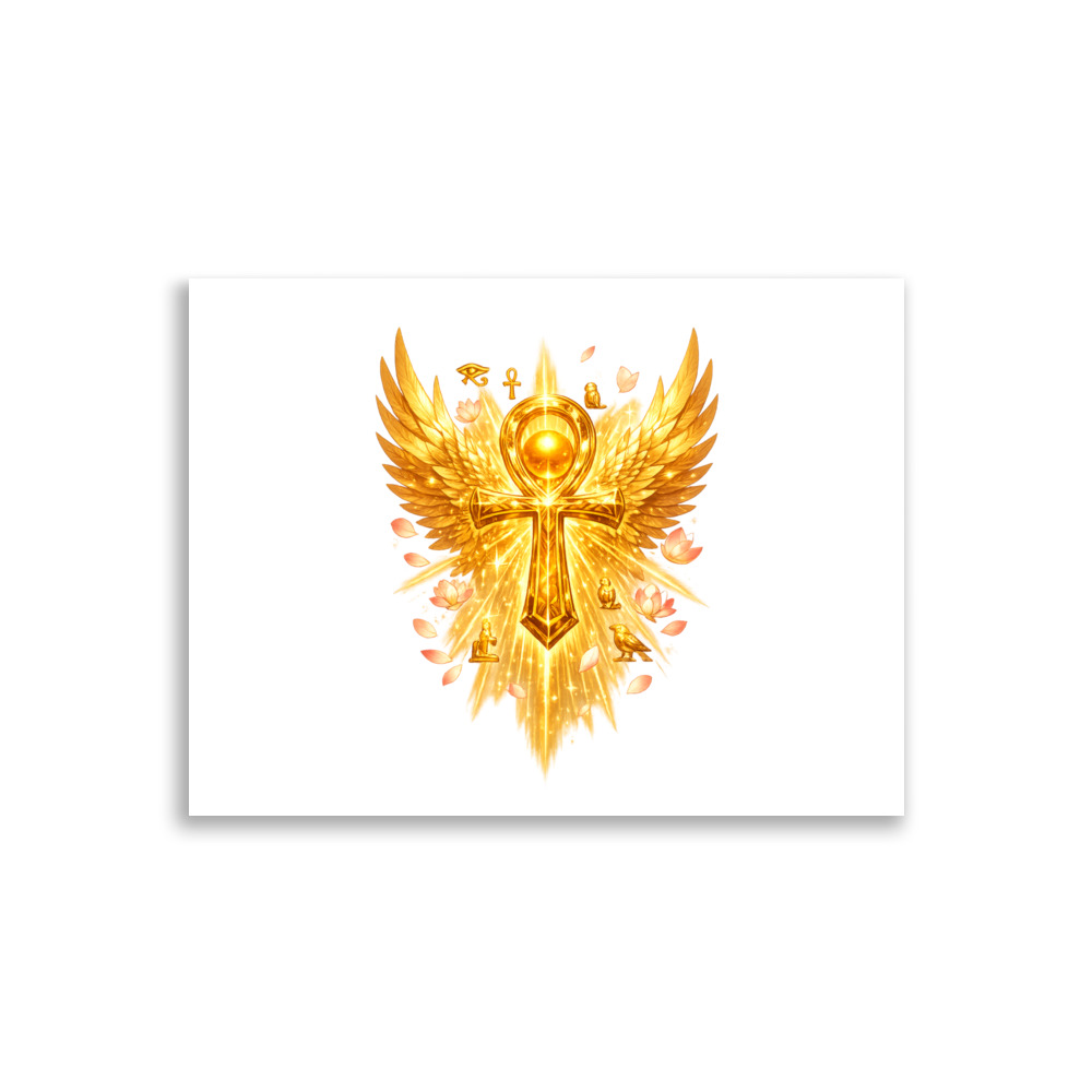 ꜥnḫ Mascot Art Print