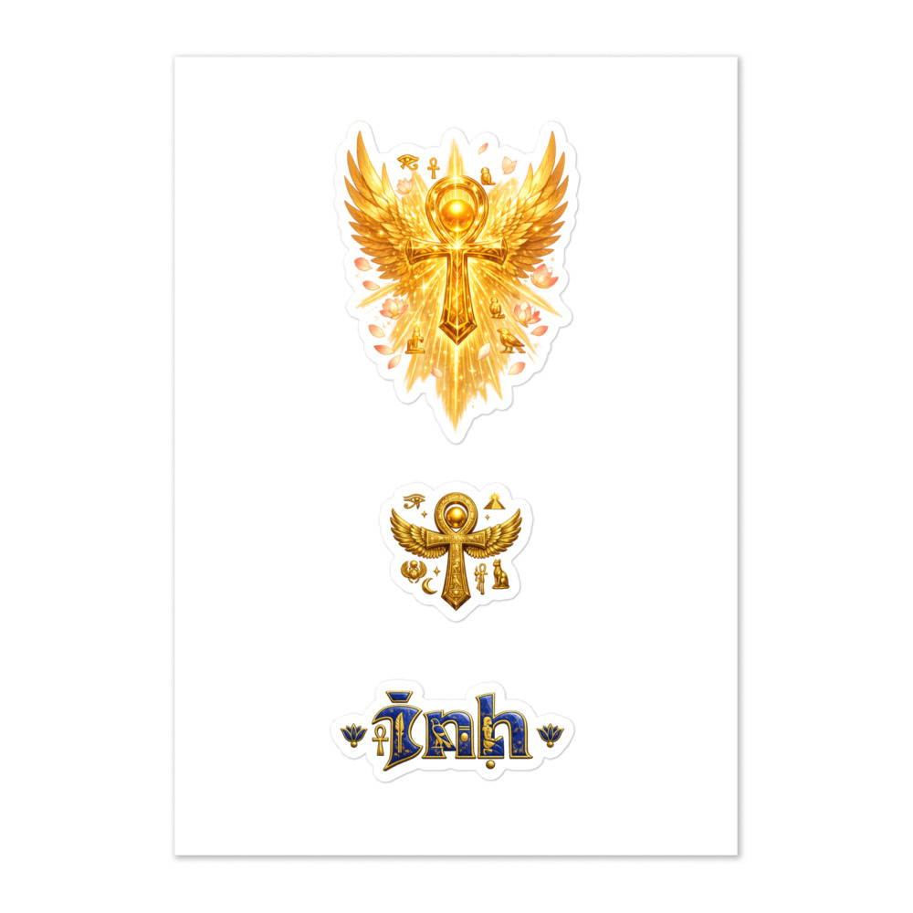 ꜥnḫ Seal Sticker Set