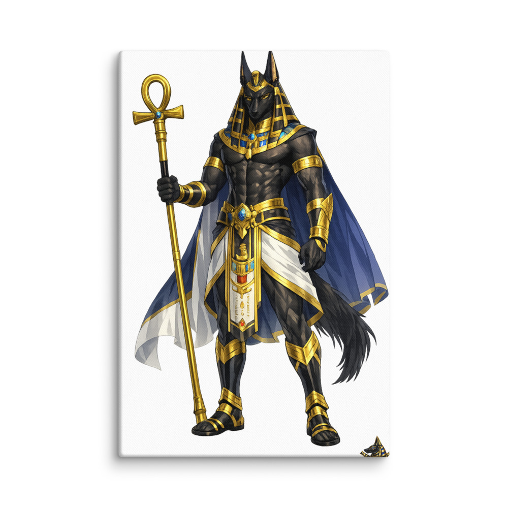 ꜣnpw Mascot Canvas
