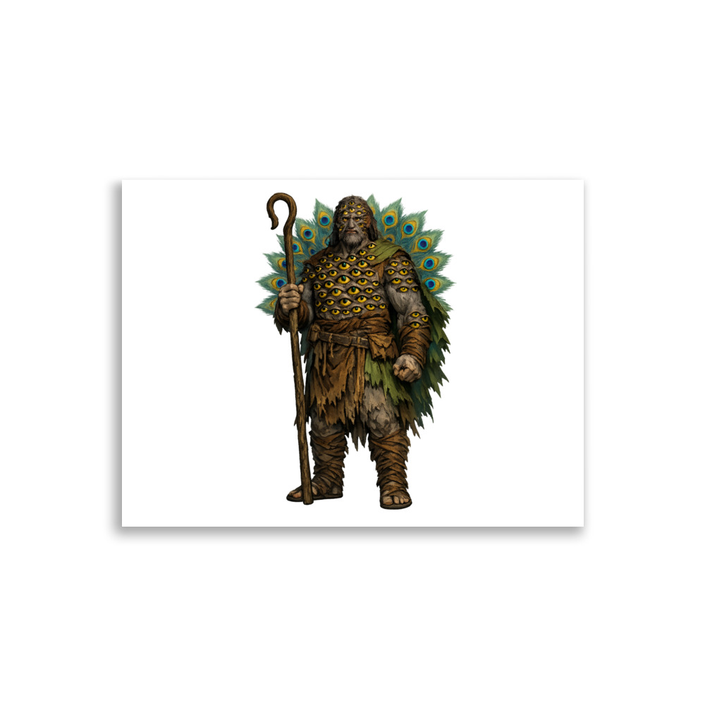 Árgos Mascot Art Print