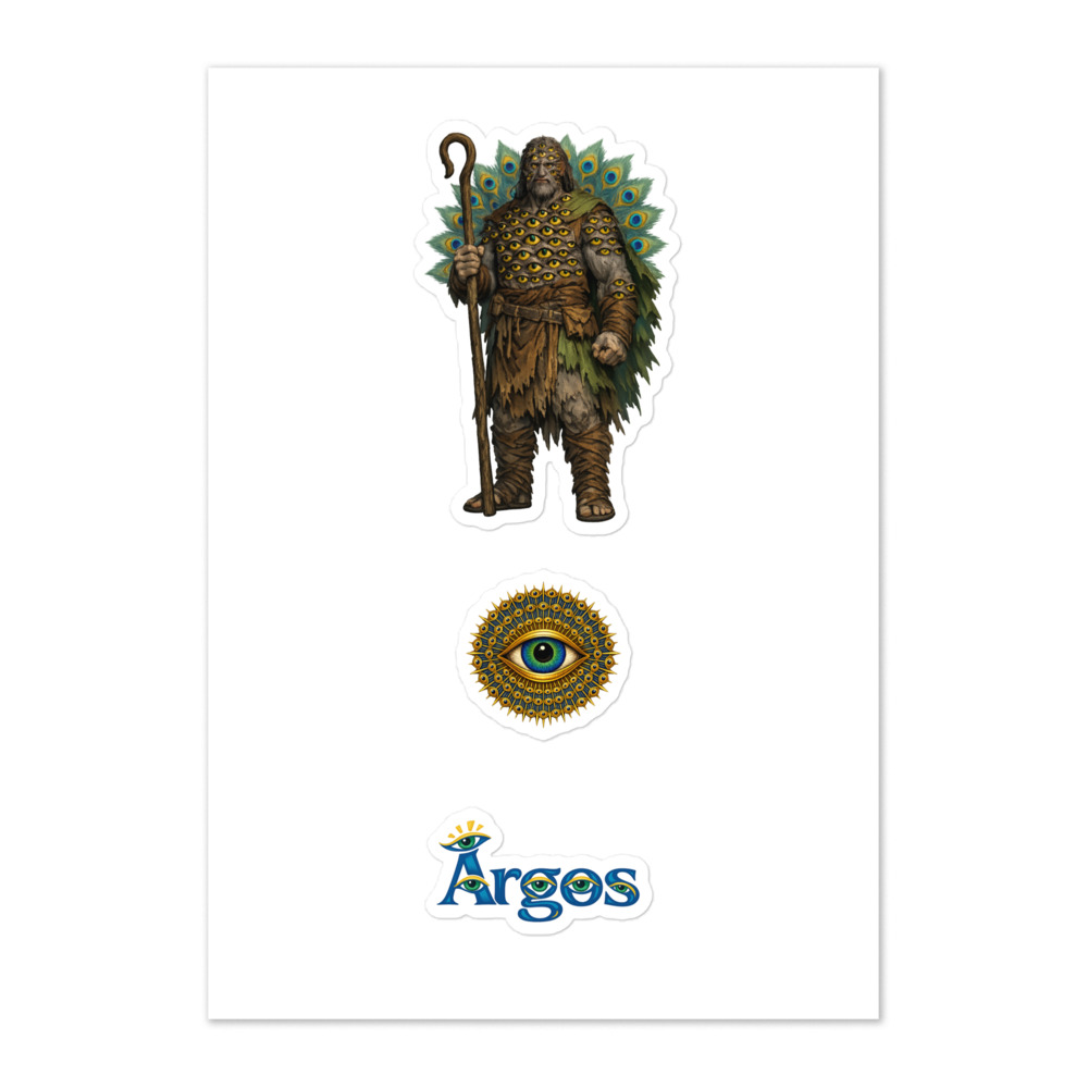 Árgos Seal Sticker Set