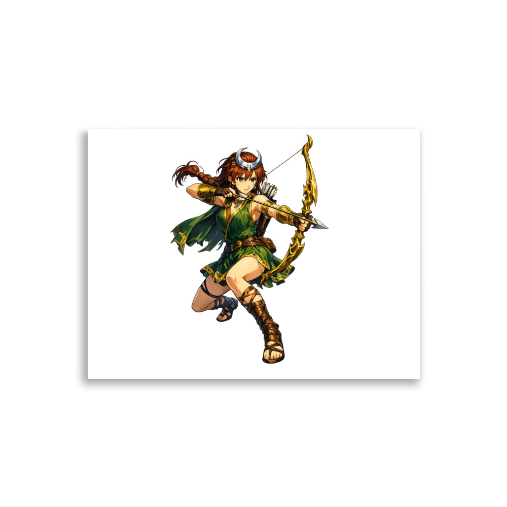 Ártemis Mascot Art Print