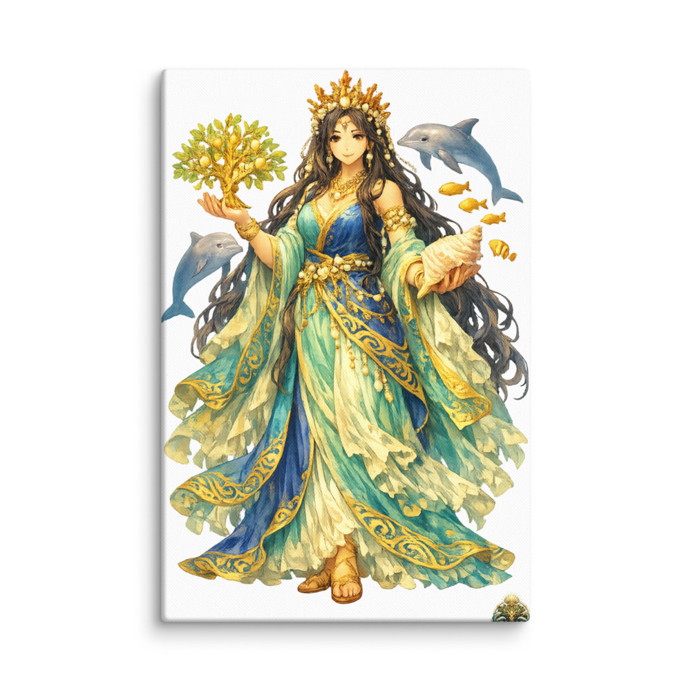 ꜥAsherah Mascot Canvas