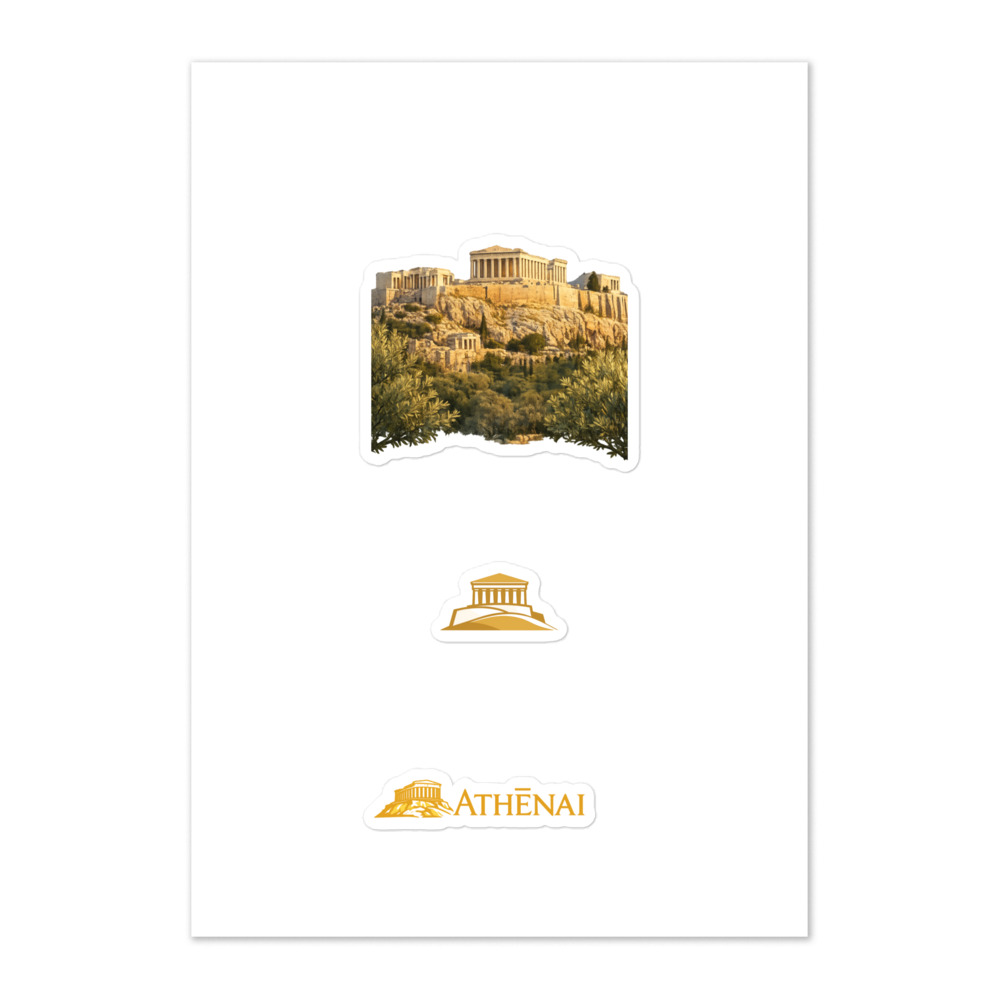 Athēnai Seal Sticker Set