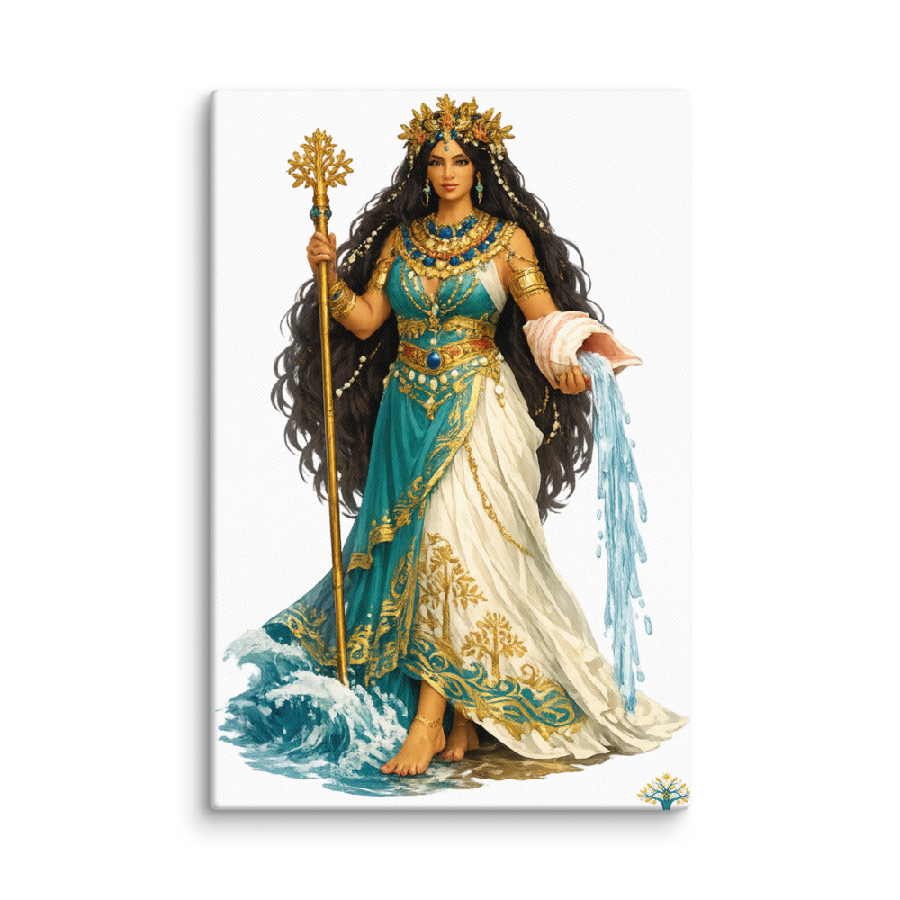 ʾAṯiratu Mascot Canvas