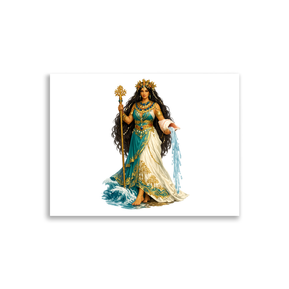 ʾAṯiratu Mascot Art Print