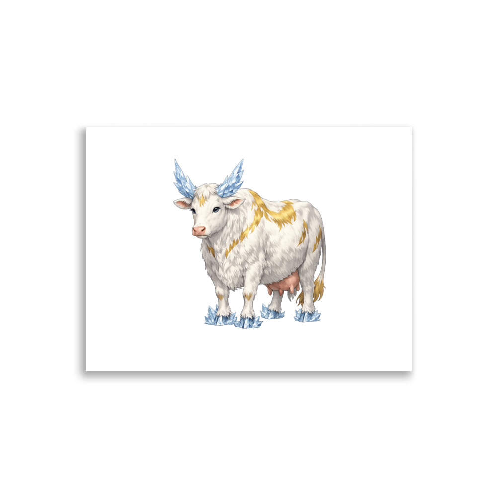 Auðhumla Mascot Art Print