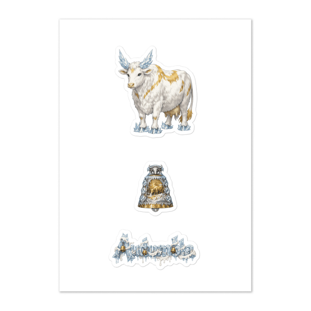 Auðhumla Seal Sticker Set