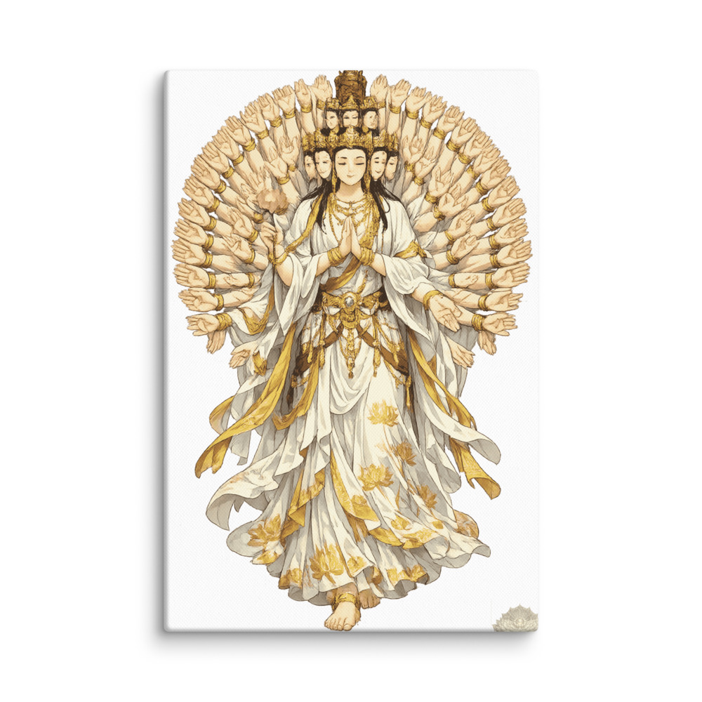 Avalokiteśvara Mascot Canvas