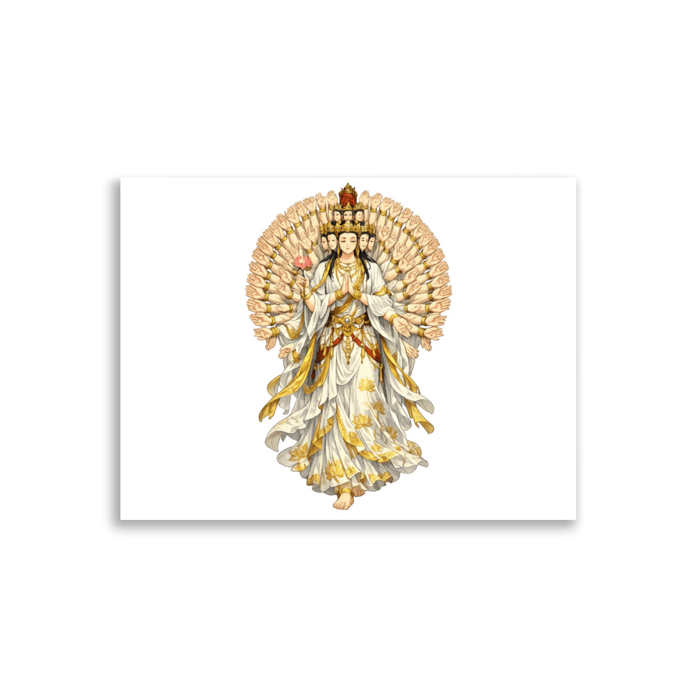 Avalokiteśvara Mascot Art Print