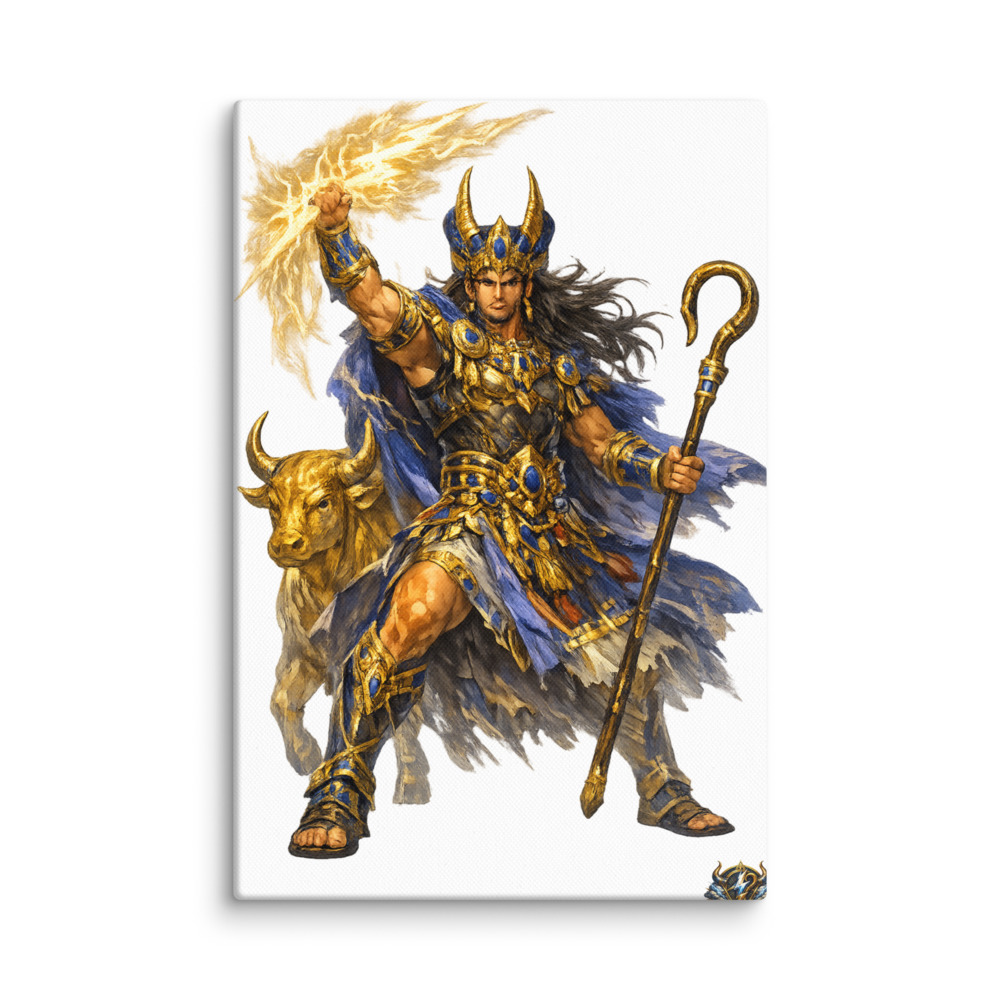Baꜥal Mascot Canvas
