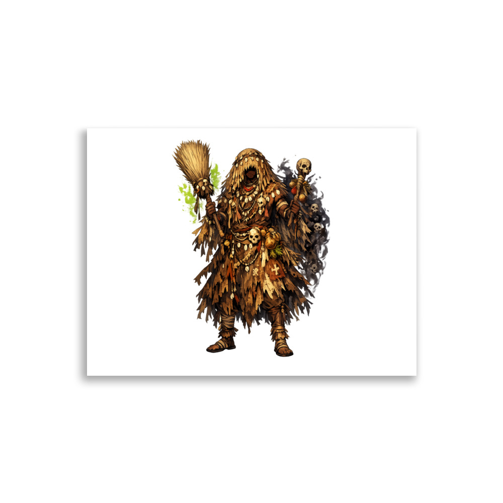 Ọbalúayé Mascot Art Print