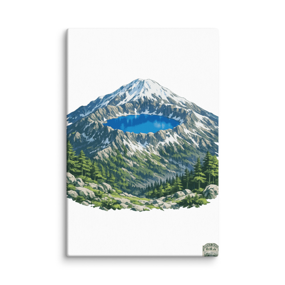Baekdusan Mascot Canvas