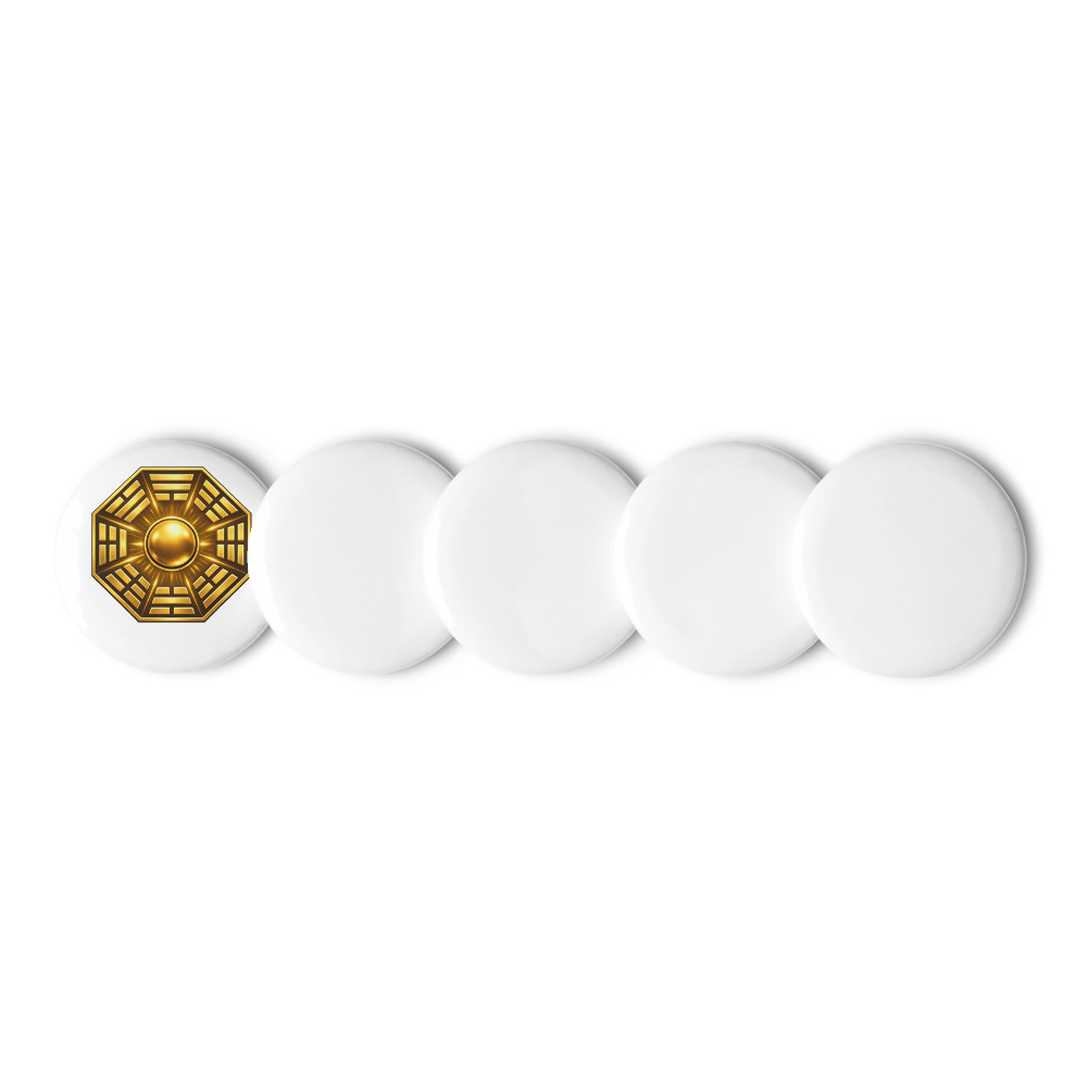 Bāguà Seal Enamel Pin