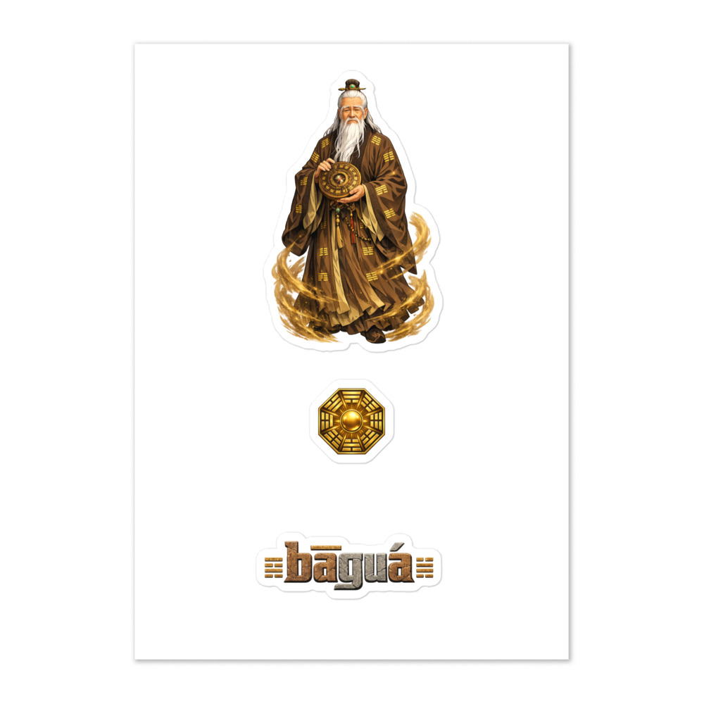 Bāguà Seal Sticker Set