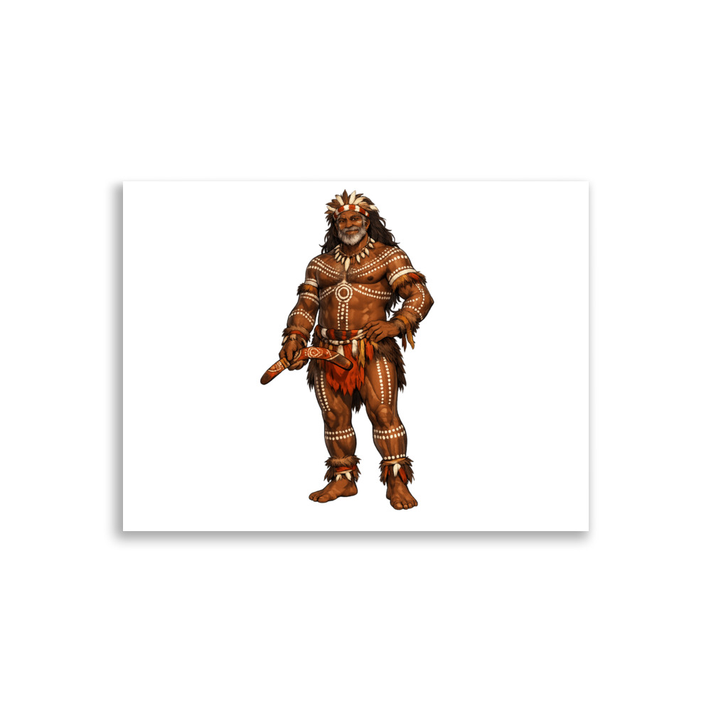 Baiame Mascot Art Print