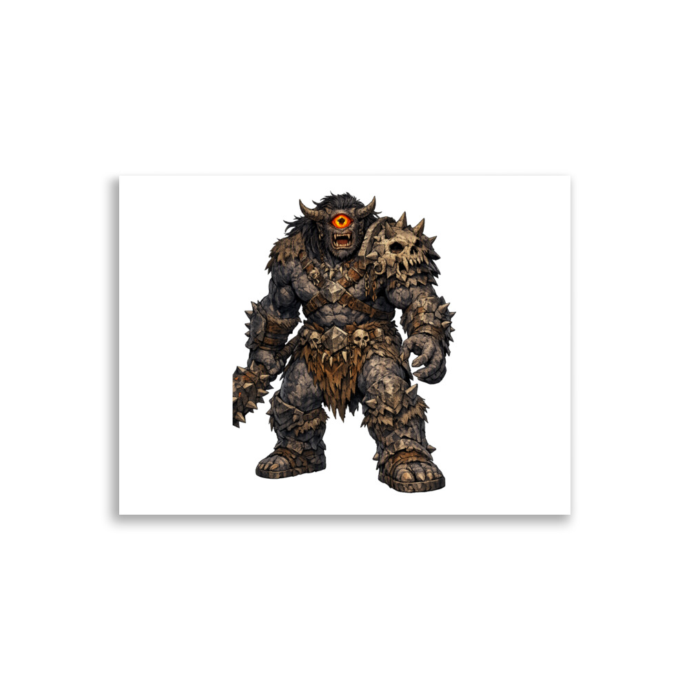 Balor Mascot Art Print