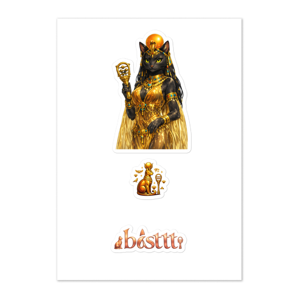 Bꜣstt Seal Sticker Set