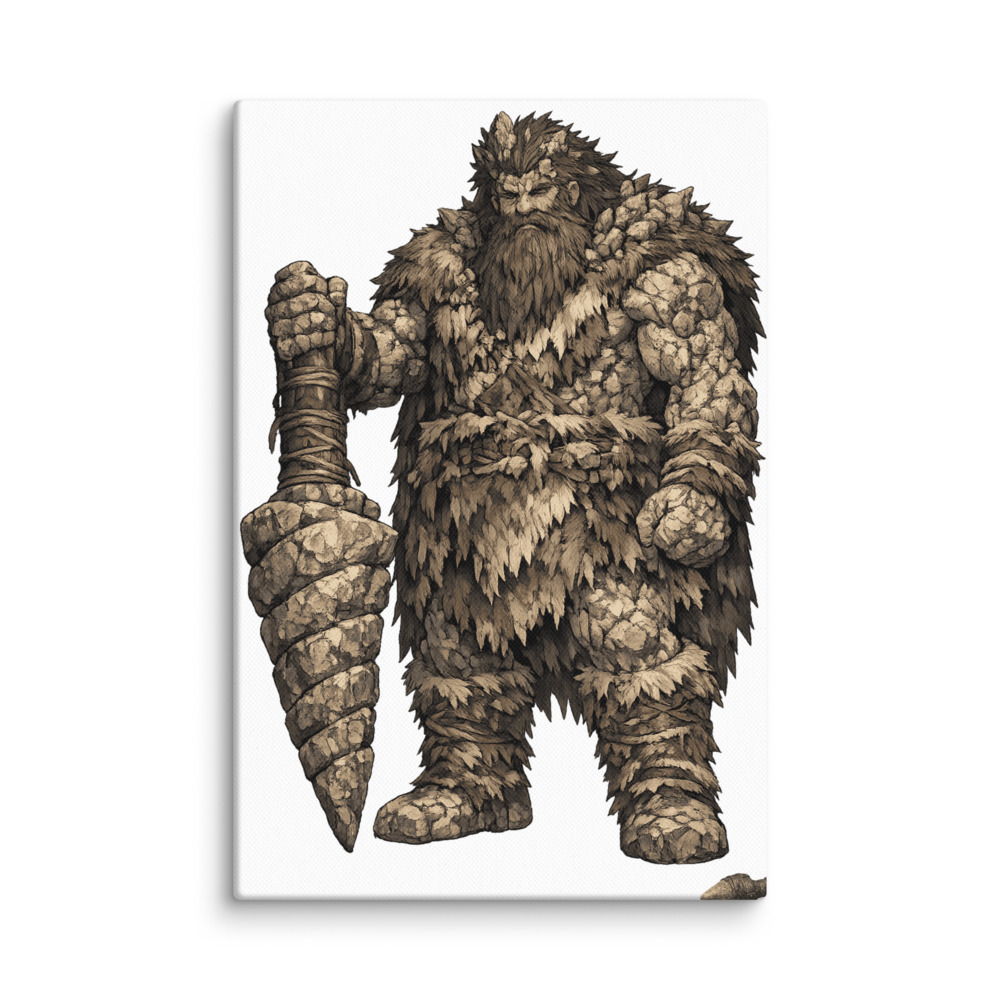 Baugi Mascot Canvas