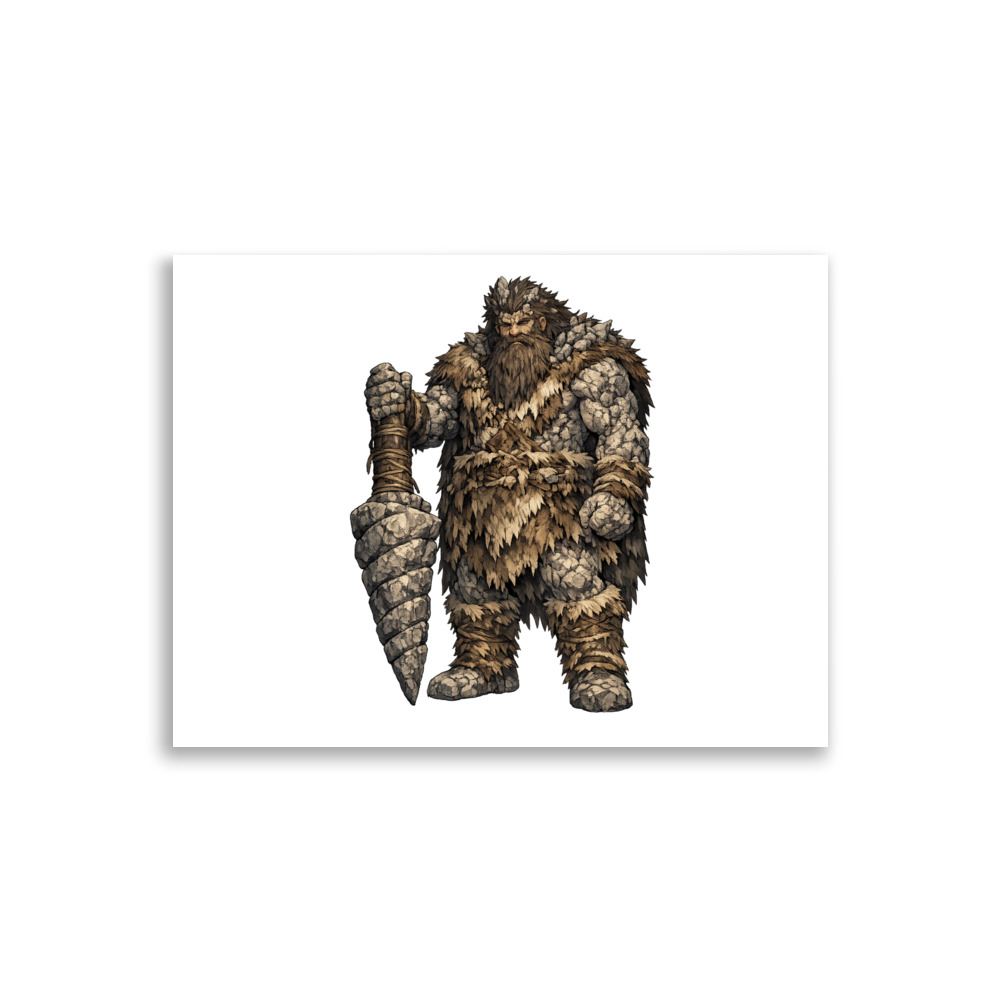 Baugi Mascot Art Print
