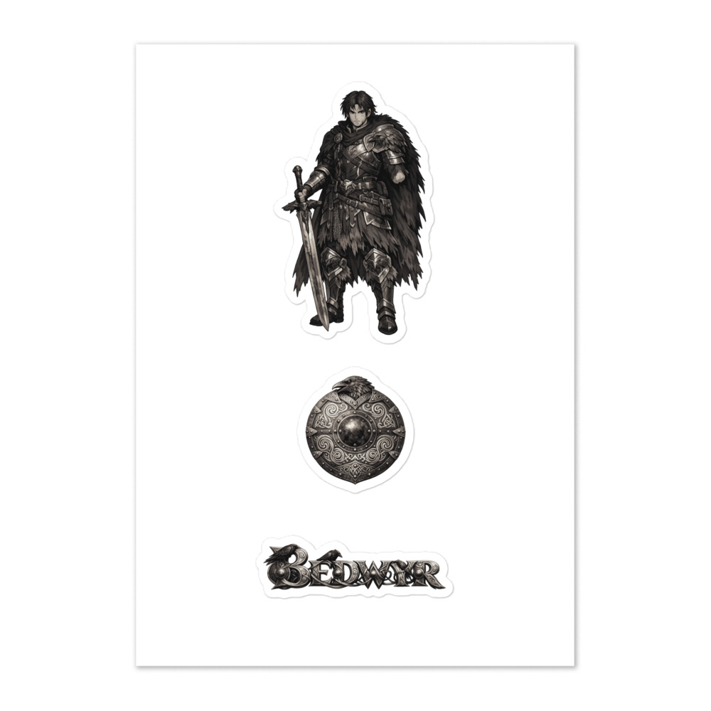 Bedwyr Seal Sticker Set