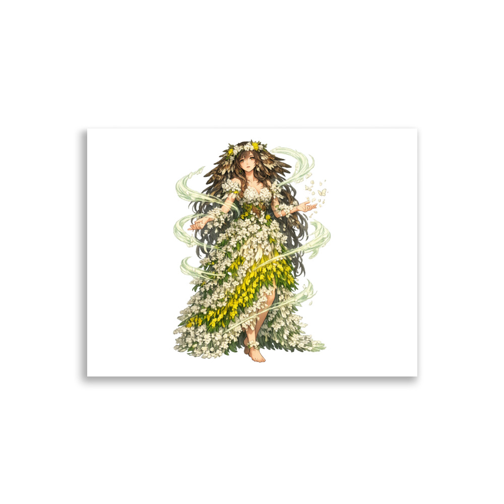 Blodeuwedd Mascot Art Print