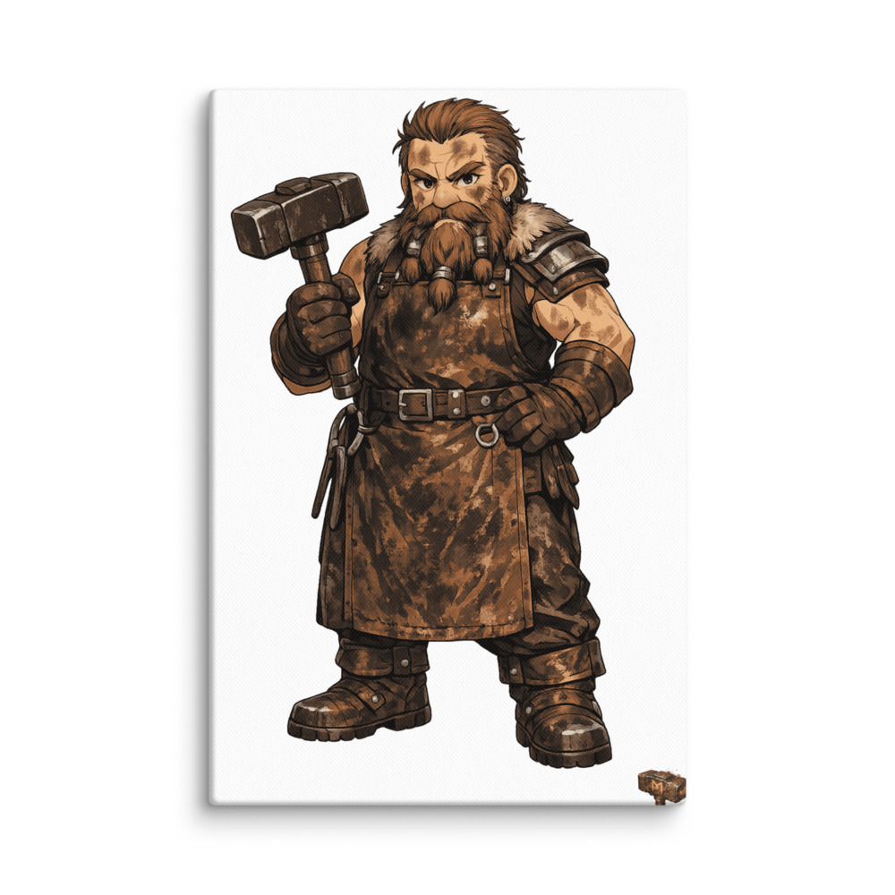 Brokkr Mascot Canvas
