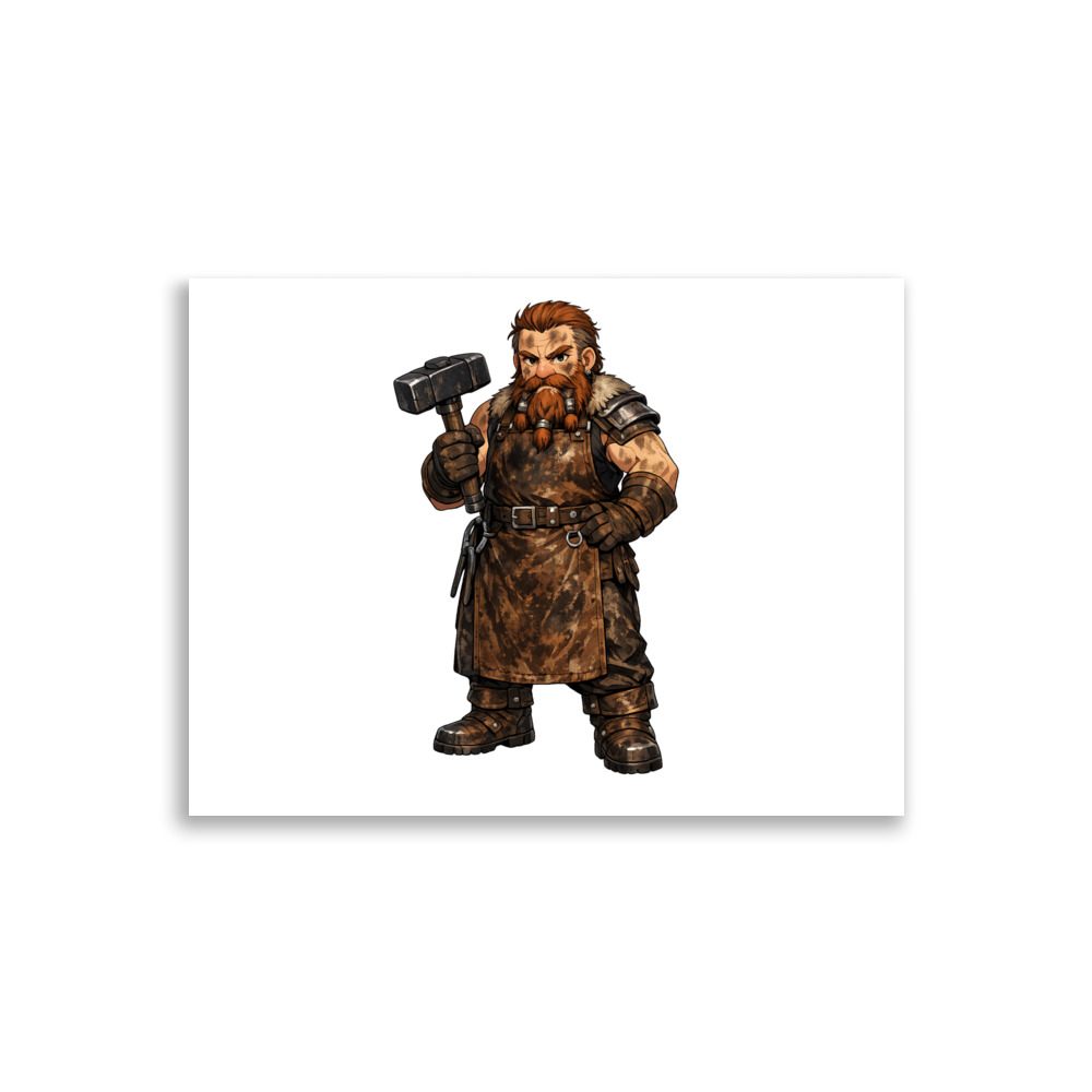 Brokkr Mascot Art Print