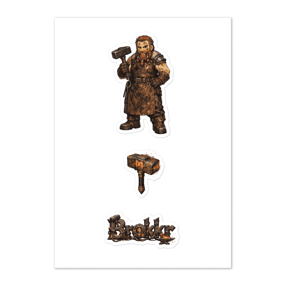 Brokkr Seal Sticker Set