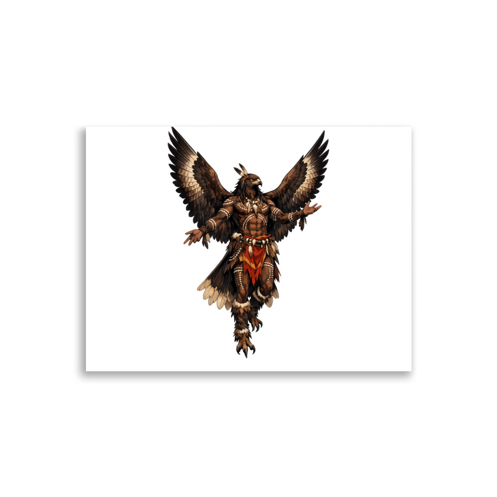 Bunjil Mascot Art Print