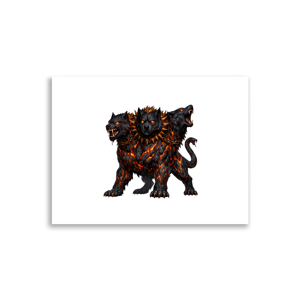 Kérberos Mascot Art Print