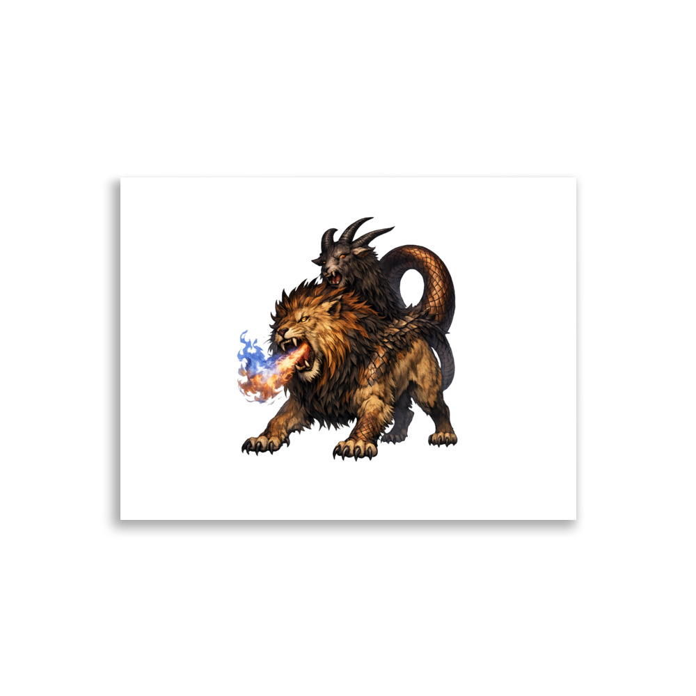 Chímaira Mascot Art Print