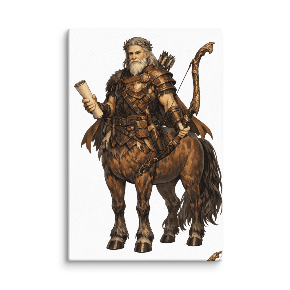 Cheírōn Mascot Canvas