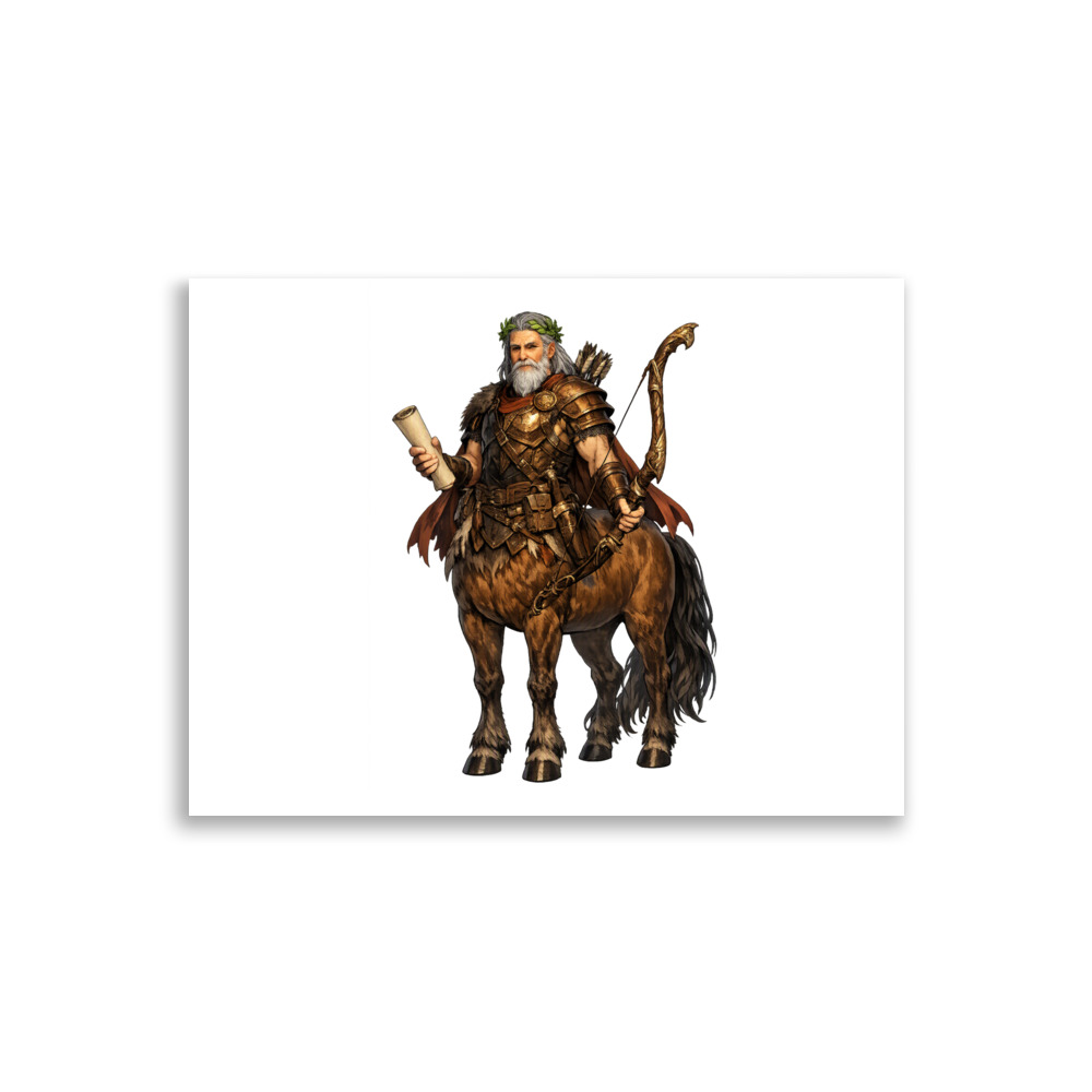 Cheírōn Mascot Art Print